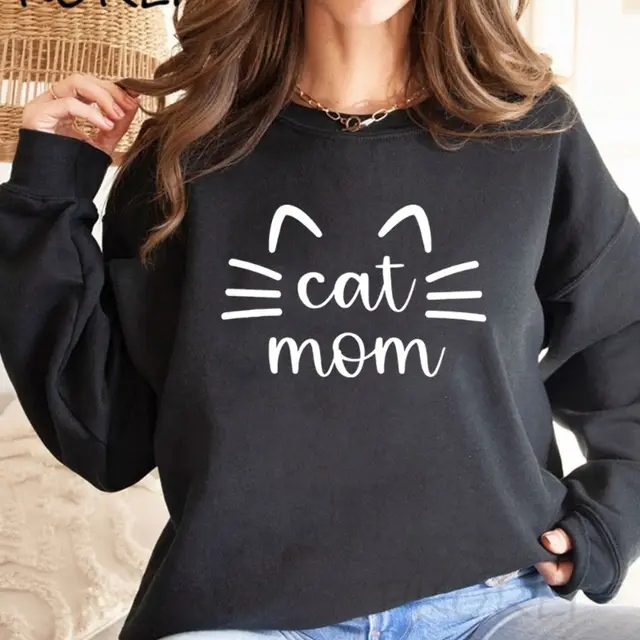 It's Just A Cat's Mother's Sweatshirt Black - Shop at LoveMi