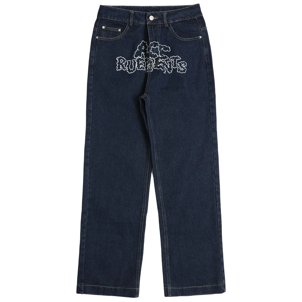 American Style Hip Hop Casual Loose Pants Blue - Shop at LoveMi
