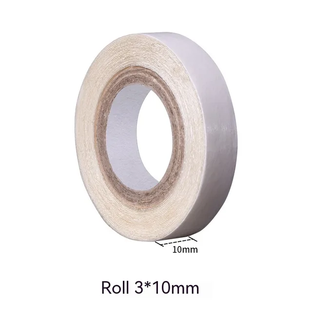 Sticky Strong Lace Waterproof Anti sweat Biological Hair Extension Double sided Adhesive Wig Film Volume 3 Y10Mm White Glue - Shop at LoveMi