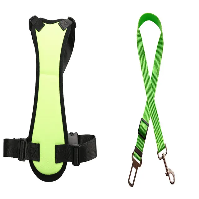 Car Seat Belts For Pets Green - Shop at LoveMi