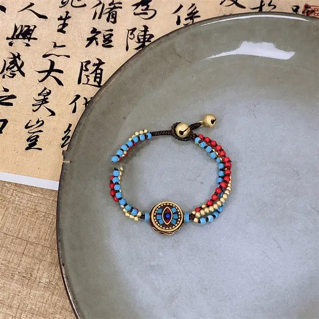Retro Bead Bracelet With A Sense Of Luxury And Niche Appeal 4 Style - Shop at LoveMi