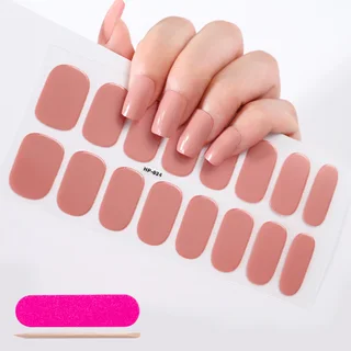 Waterproof And Durable Second Generation Semi-cured UV Nail Beauty Stickers - Hp 024