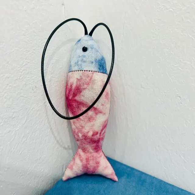 Children's Handmade Tie dye Year on year Fish Pendant Rose - Shop at LoveMi