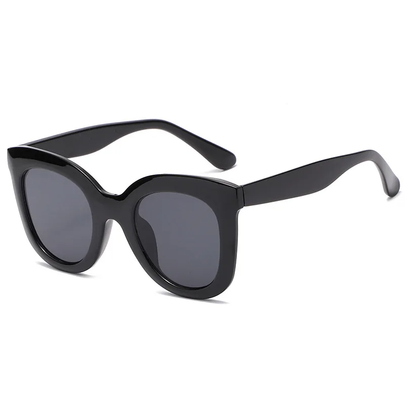 New Large Rim Sunglasses Women - C01 Black