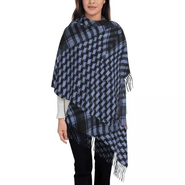 Arab Polyester Scarf Ethnic Style Houndstooth Grand - Shop at LoveMi