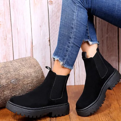 Fashion Short Martin Boots For Women Black - Shop at LoveMi