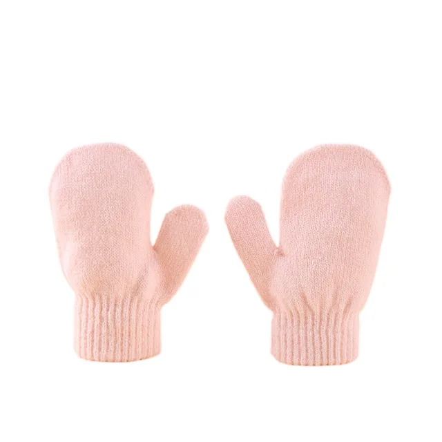Children Hat Knitted Hat Gloves Suit Pink Gloves - Shop at LoveMi