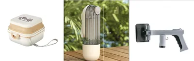 Dog Outdoor Folding Bowl Double layer Drinking Water Pet Products White Set - Shop at LoveMi