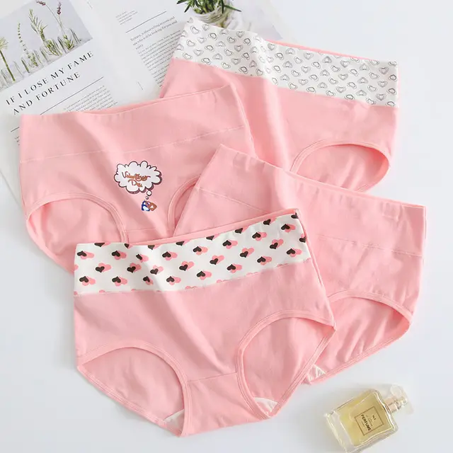 Girls' Cotton Briefs High Waist Shorts For Older Girls 4 Pack Clouds - Shop at LoveMi