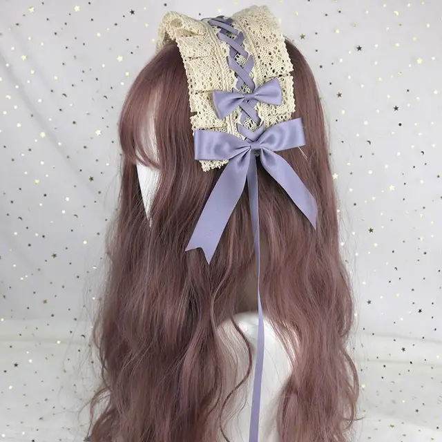 Headband Headwear Can Be Used As A Humanoid Puppet, Xin Persian Capan Independent Generate Color Smoky Purple - Shop at LoveMi