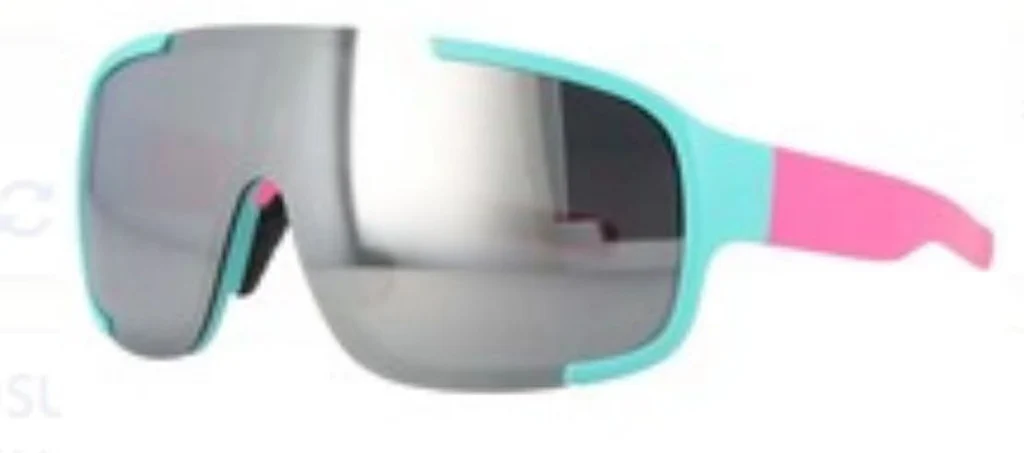 Outdoor Glasses, Women's Bicycles, Windproof And Colourful Coating - Blue Frame White Mercury