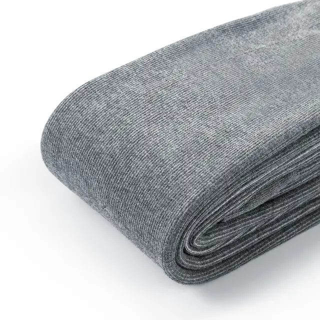Fleece lined Thick Cotton Vertical Stripes Belly Support Adjustable Pantyhose Medium Gray - Shop at LoveMi