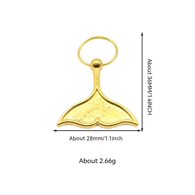 Hair Ring XINGX Lightning Shell Small Pendant Hairware Dolphin Tail - Shop at LoveMi