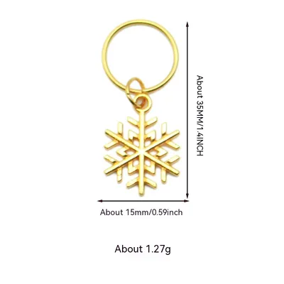 Hair Ring XINGX Lightning Shell Small Pendant Hairware Snowflake - Shop at LoveMi