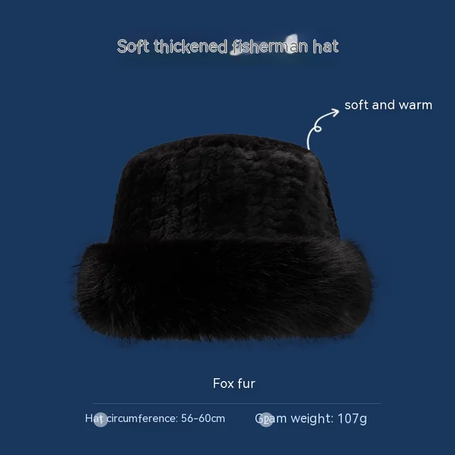 Velvet Hood Female Winter Korean Style Face Small Extra Thick Protection Black - Shop at LoveMi