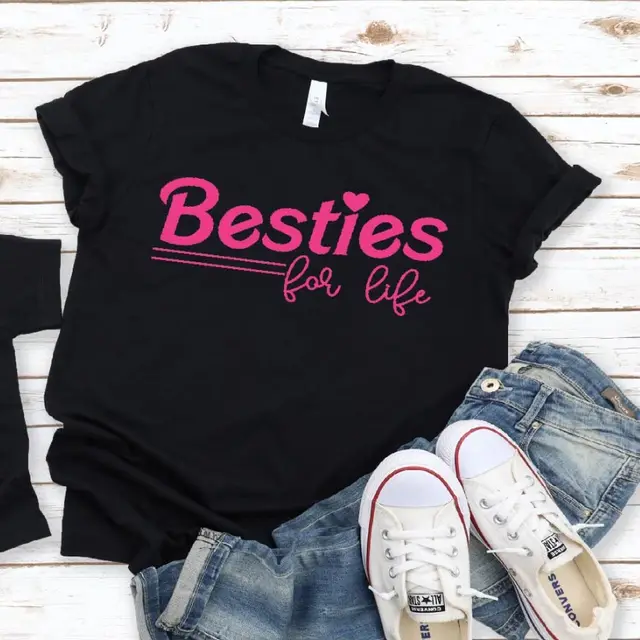 European And American Digital Printing Casual Round Neck T shirt Black - Shop at LoveMi