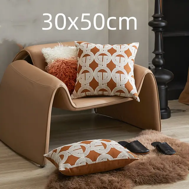 Sofa Cushion Case Bedside Square Pillow Backrest Throw Pillowcase Ring - Shop at LoveMi