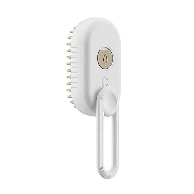 Cat Steam Brush Steamy Dog Brush 3 In 1 Electric Spray Cat Hair Brushes For Massage Pet Grooming Comb Hair Removal Combs Pet Products Porcelain W... Porcelain White - Shop at LoveMi