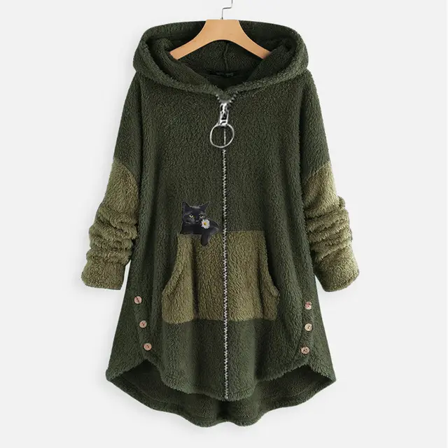 Harajuku Style Autumn Street Female Hooded Loose Sweater Style A - Shop at LoveMi