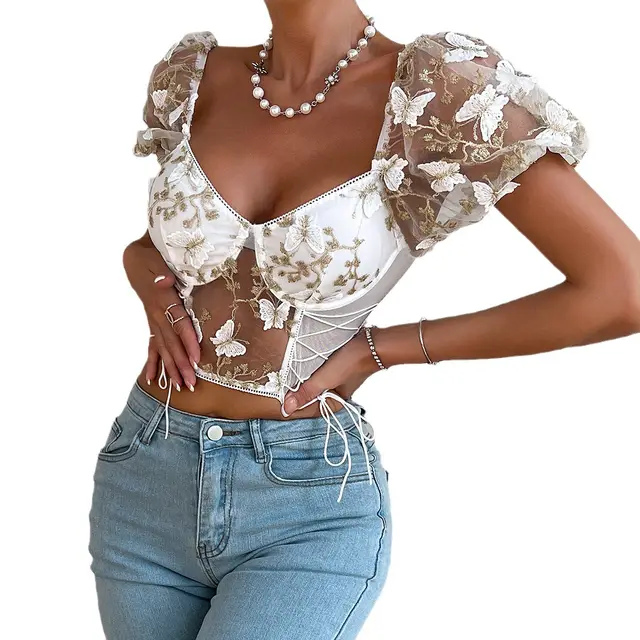 Ladies New Backless See through Camisole White - Shop at LoveMi