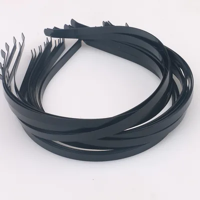 Metal Headband Diy Accessories Hairpin For Hair Washing 7Mm Black Hair Hoop - Shop at LoveMi