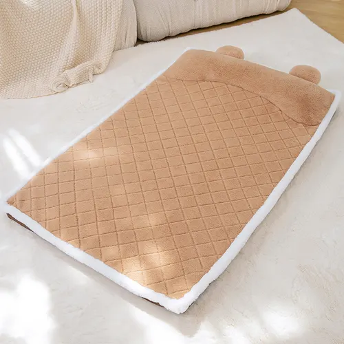 Removable And Washable Four Seasons Universal Pet Bed Brown - Shop at LoveMi