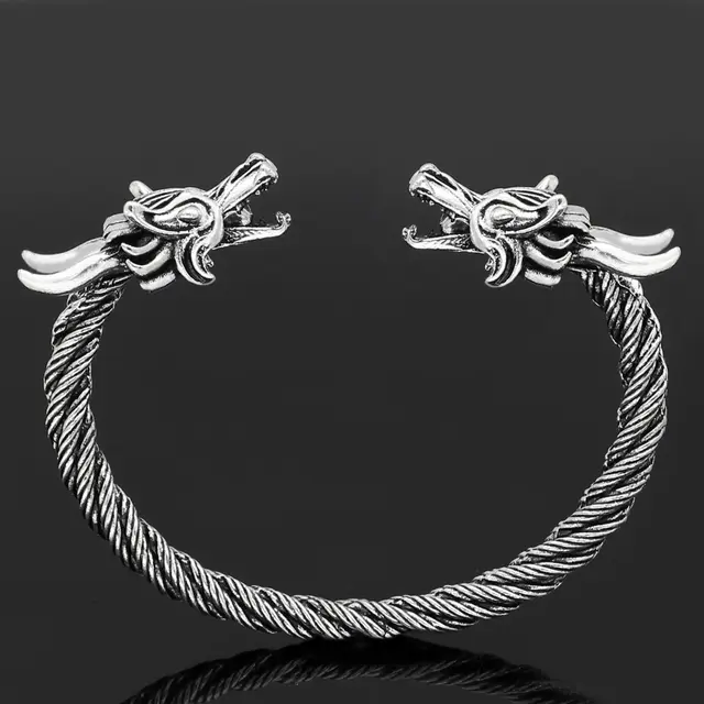 Adjustable Two color Retro Faucet Bracelet European And American Style Ornament Antique Silver - Shop at LoveMi