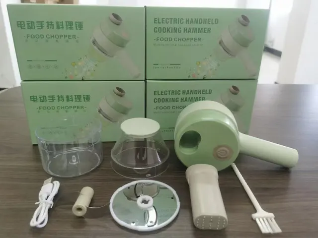 Chopper Mini Wireless Electric Mashed Garlic Cutting And Pressing Stir Generation 800 Ma - Shop at LoveMi