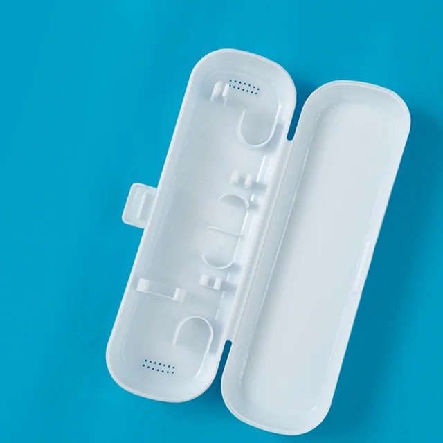 Male And Female Portable Electric Toothbrush Case Double Card White - Shop at LoveMi