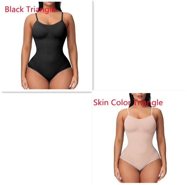 Women's Suspender Jumpsuit Fashion Casual Seamless Slim Body shaping Corsets Bodysuit Set2 - Shop at LoveMi