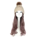 Beige Hat Thin Rattan