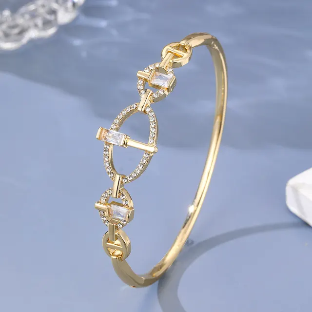 Simple And Light Luxury Style Bracelet Female Niche Design Graceful Personality Advanced Gold - Shop at LoveMi