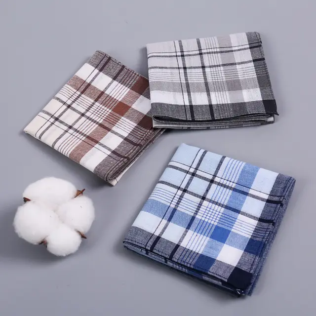Pure Cotton Sweat Absorbing Men's Handkerchief Cotton Towel Style 2 - Shop at LoveMi