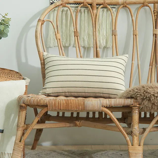 Minimalist Geometric Minimalist Home Square Cushion Cover Line 3050 - Shop at LoveMi