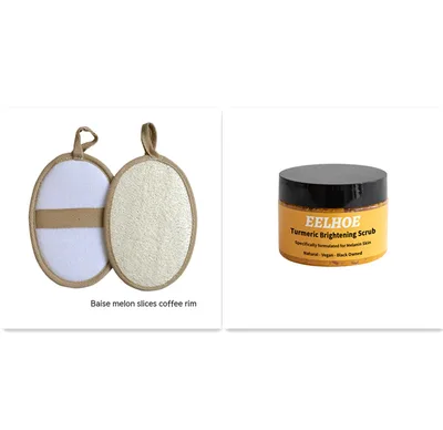 Japanese Loofah Sponge Bath Towel Bath Sponge Rub Bath Bath Ball White Coffee Set - Shop at LoveMi