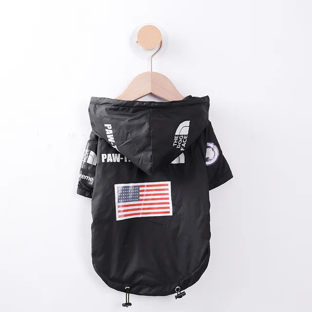 Dog Noodles New Dog Large Dog Dog Pet Shell Jacket Black - Shop at LoveMi