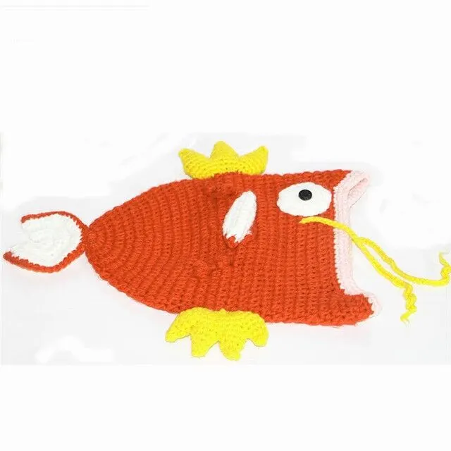 Handmade Knitted Goldfish Hat Funny Orange - Shop at LoveMi