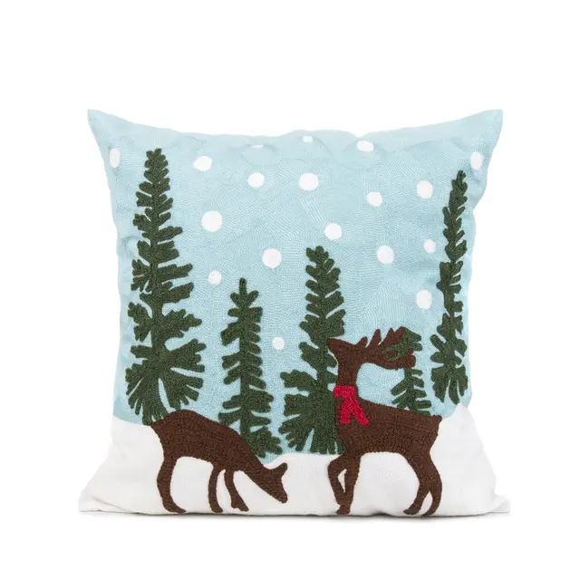 Household Supplies New Christmas Embroidery Pillow Case Embroidery Christmas 3 - Shop at LoveMi