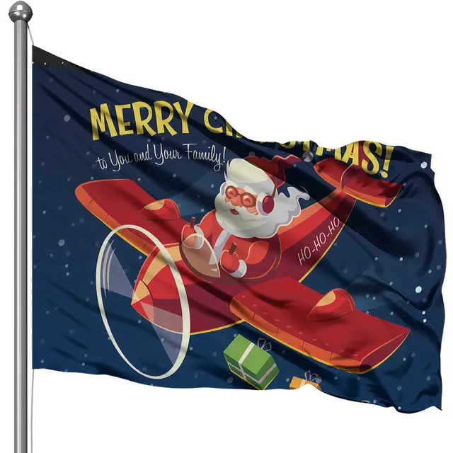Christmas Party Decoration Festival Flag Pattern 9 - Shop at LoveMi