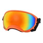 Fashion Personality Dog Skiing Goggles - Orange Framed Red Film - View 1
