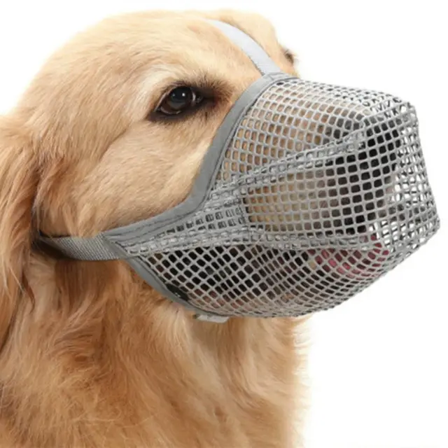 Fashion Pet Dog Mouth Cover Mask Gray - Shop at LoveMi