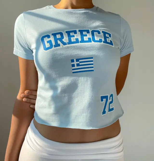 Women's Round Neck Pullover Sleeveless Embroidered Printed Casual T shirt Blue 5 - Shop at LoveMi