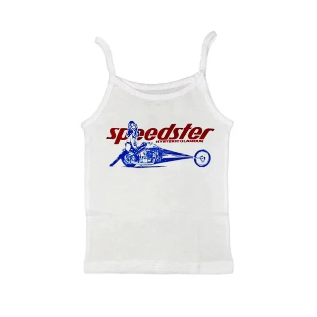 Women's Round Neck Pullover Sleeveless Embroidered Printed Casual T shirt White 1 - Shop at LoveMi