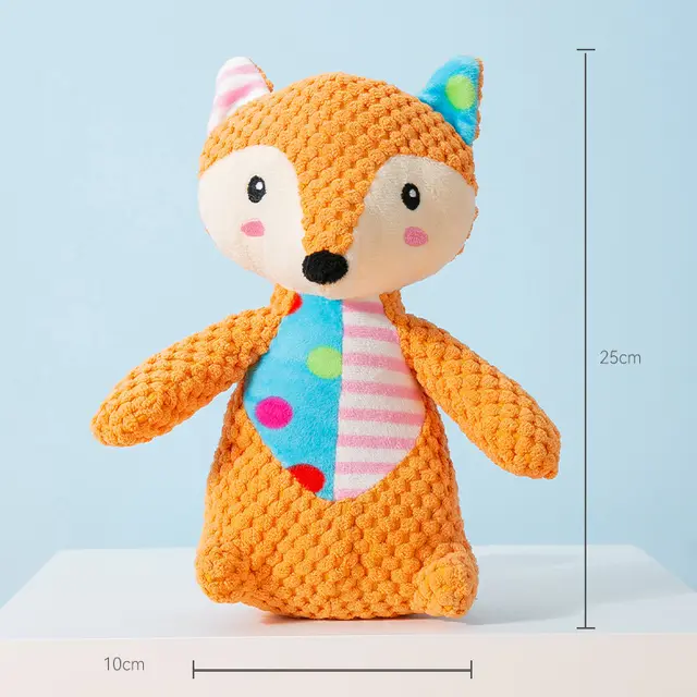 Dog Sounding Toy Bite resistant Molar Pet Training Item Long Tail Fox - Shop at LoveMi