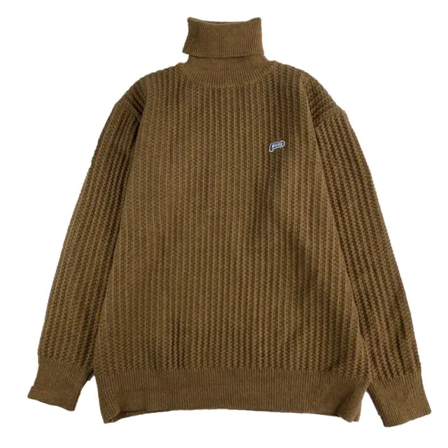 Retro Caramel Colored Turtleneck Sweater For Men And Women Caramel Color - Shop at LoveMi