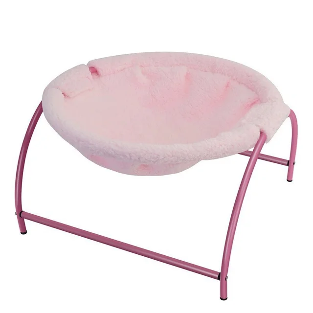 Pet Cat Nest Deep Sleep Summer Comfortable Cold Cat Hammock Hanging Basket Removable And Washable Pink Plush Style - Shop at LoveMi
