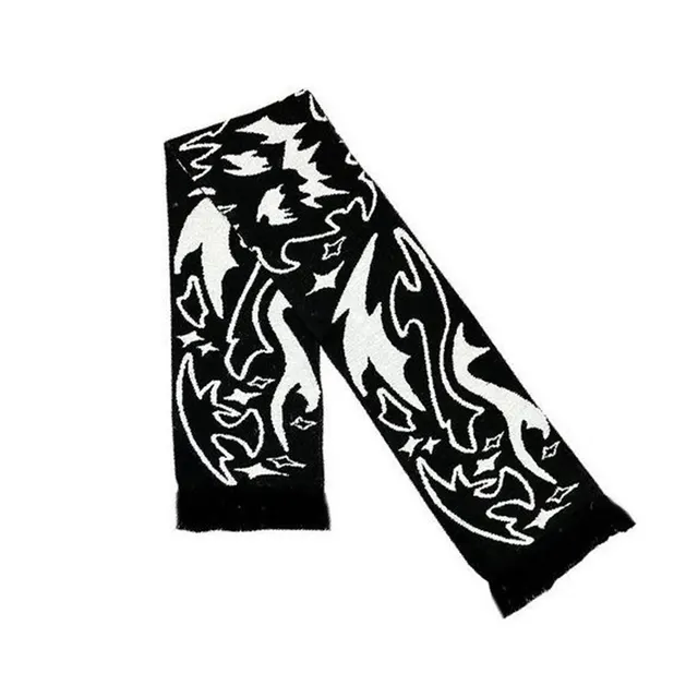 European And American Scarf Autumn And Winter New Dark Style Fire Element Figure 9 - Shop at LoveMi