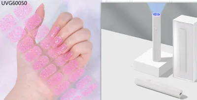 Blush Nail Stickers Uv Semi baked Gel Set48 - Shop at LoveMi