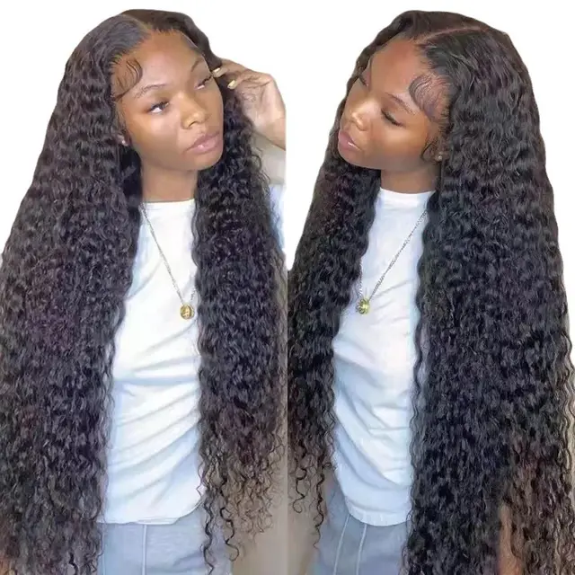 European And American Long Curly Wig Chemical Fiber Lace Wig Head Cover 30 Inches - Shop at LoveMi