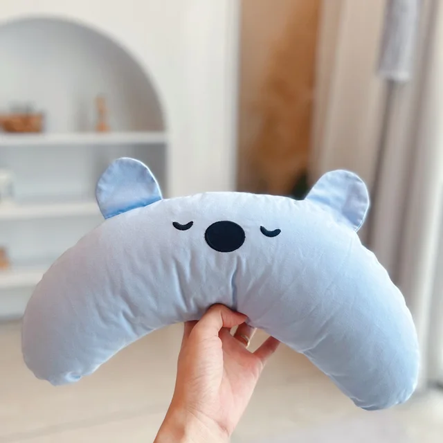 Cartoon Bear Dogcat Cervical Support Pillow Sky Blue - Shop at LoveMi